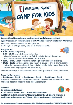 Wall Street English-Volantino summuer camp 