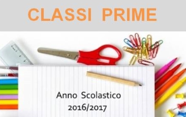 classi prime con indicazione anno scolastico 2016-2017