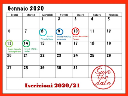 scuola aperta 2020 salva la data 