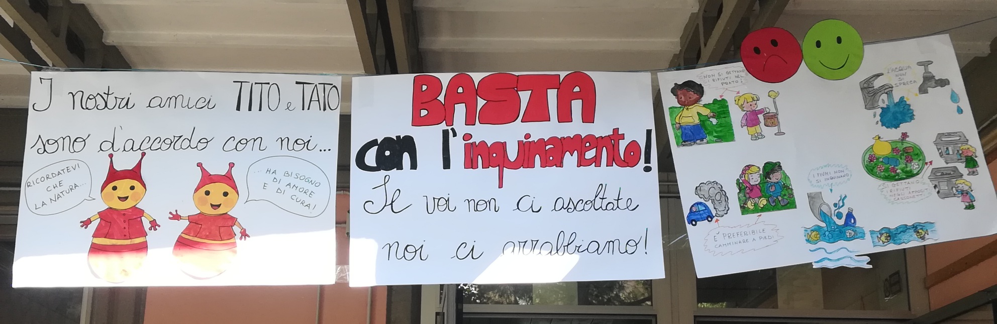 BSTA CON L'INQUINAMENTE ALTRIMENTI NOI CI ARRABBIAMO!