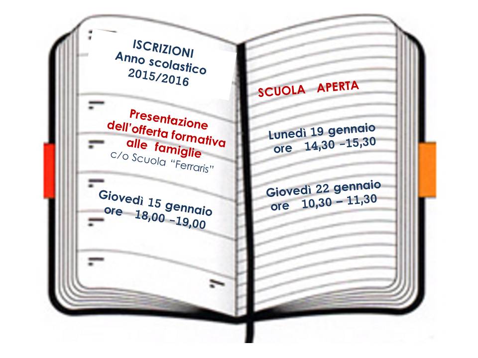 Presentazione scuolaaperta rodari . calendario